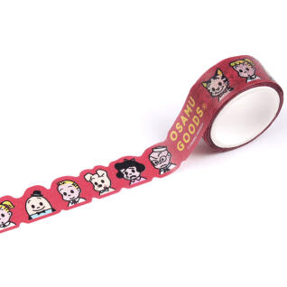 오사무굿즈 다이컷 마스킹테이프(레드)