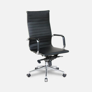 루멘 하이백 체어 책상의자 - 블랙