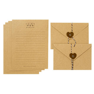 크라프트 편지지