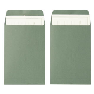 그린 세로 편지지