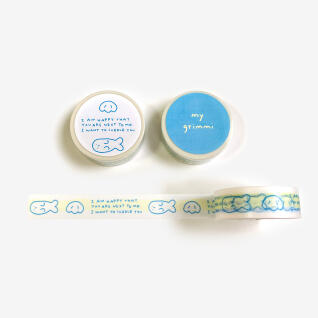 조개품은 수달 - 마스킹테이프