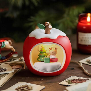 크리스마스선물 무드등 애플하우스 LED 터치센서