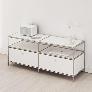 로벤 미드센추리 모듈 티비다이 거실 선반장 1200