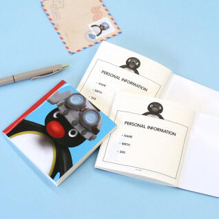 핑구 미니노트 2종 3D