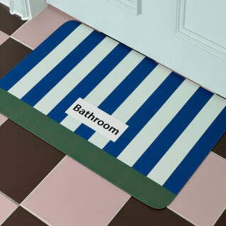 핀트 스트라이프 규조토 발매트