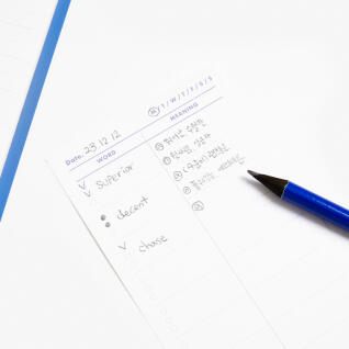 블루 단어장 점착메모지