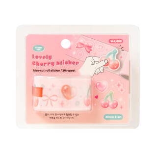 체리 키스컷스티커