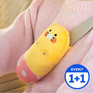 (1+1세트) 카카오프렌즈 발라당 차량용 안전벨트 커버