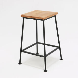 까사라움 스틸 원목 다온 홈바 의자