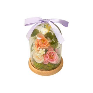 플라워 돔 조화 테라리움 - 1인세트