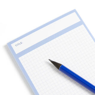 하프B5 메모패드 블루