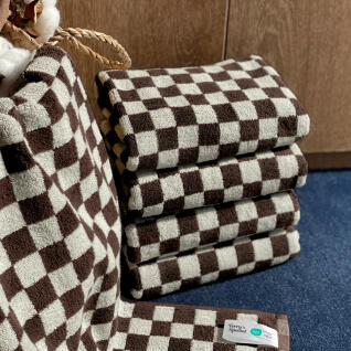 테리파머 체커 200g 호텔수건 5장