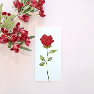 핸드메이드 플라워카드 6종 (장미 카네이션 튤립 외)