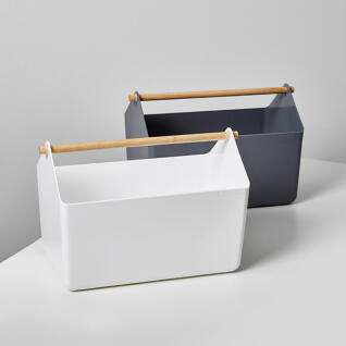 리템 우든 핸들 바스켓