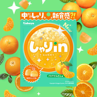 카바야 샤리인구미 감귤맛 52g