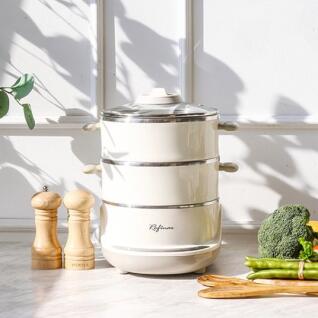 레피나 3단 스테인레스 전기찜기 RFN-EK600W