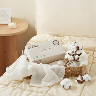 메르슈 프리미엄 무표백 코튼티슈 4팩(320매)