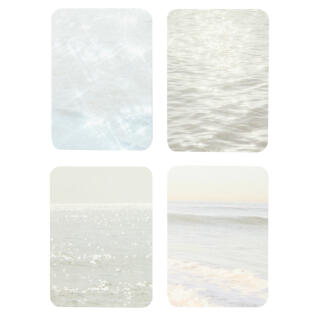 물결 4단 점착메모지