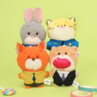 디즈니 주토피아 심플 납작 인형키링