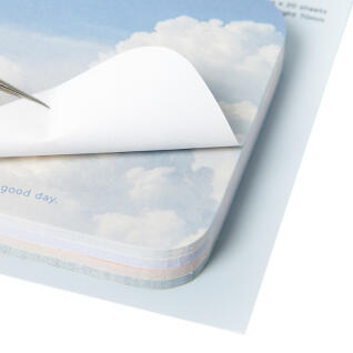 구름 4단 점착메모지