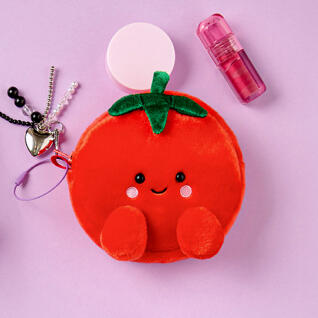 팜팔스 플러시 파우치 토마토