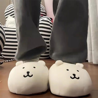 농담곰 실내 겨울 털슬리퍼 실내화 거실 사무실