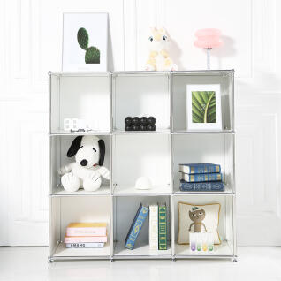 이가페 미드센츄리 모듈수납장 트리오 3x3 오픈책장