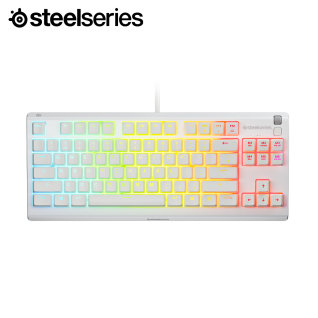 스틸시리즈 Apex 3 TKL 화이트 저소음 게이밍 키보드