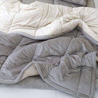 몽실 따뜻한 겨울 극세사 차렵이불 Q(국내산)