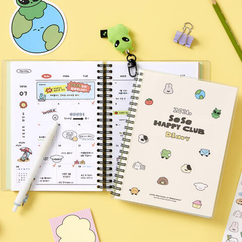 2026 소소해피클럽 다이어리 아이보리