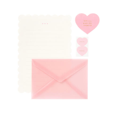 하트돔송 트레싱편지지