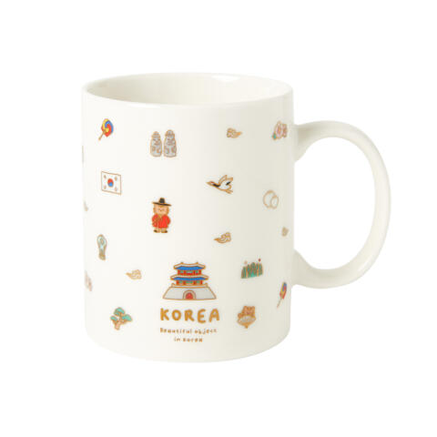 한국 호랑이 머그