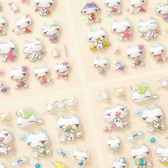 와와일공구 입체스티커2 (4종 랜덤발송)