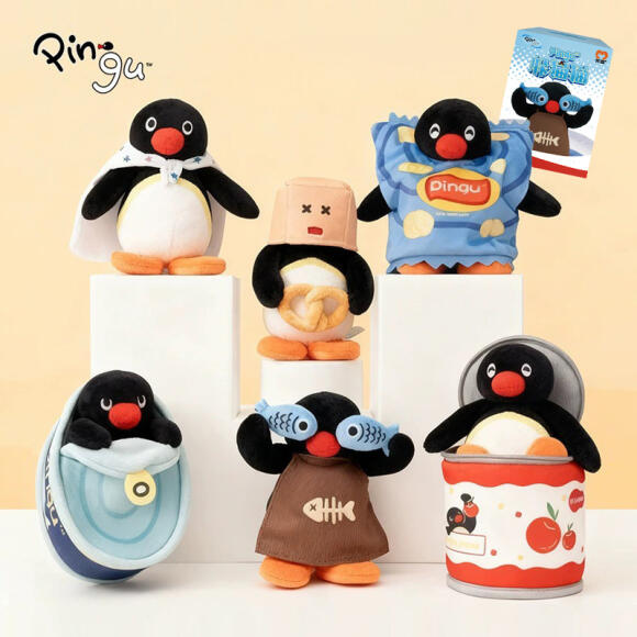 핑구의 숨바꼭질 랜덤 봉제인형 키링 랜덤박스