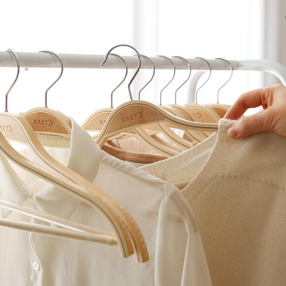 회전고리 원목 실리콘 논슬립 옷걸이 30개