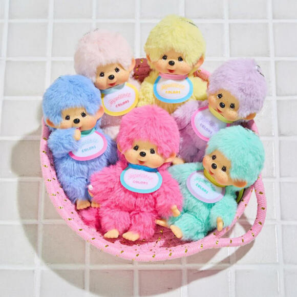 정품 몬치치 컬러 인형 키링 6 colors