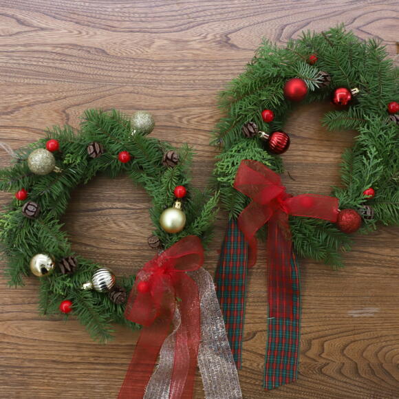 크리스마스 생화 리스 만들기 DIY 키트