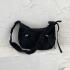 Two way ribbon tie bag_black