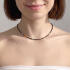 Bohemian brown necklace
