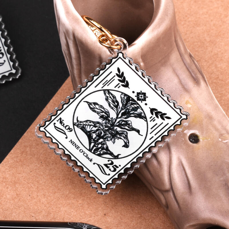 커피빈 아크릴 키링 버즈 에어팟 차량용 키홀더