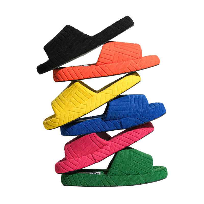 비비드 테리 룸슬리퍼