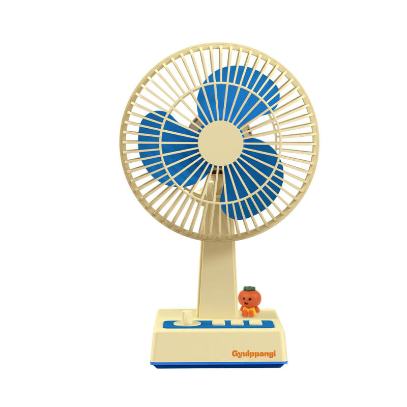 제주하우스 귤빵이 BLDC 탁상용 레트로 언바람 선풍기