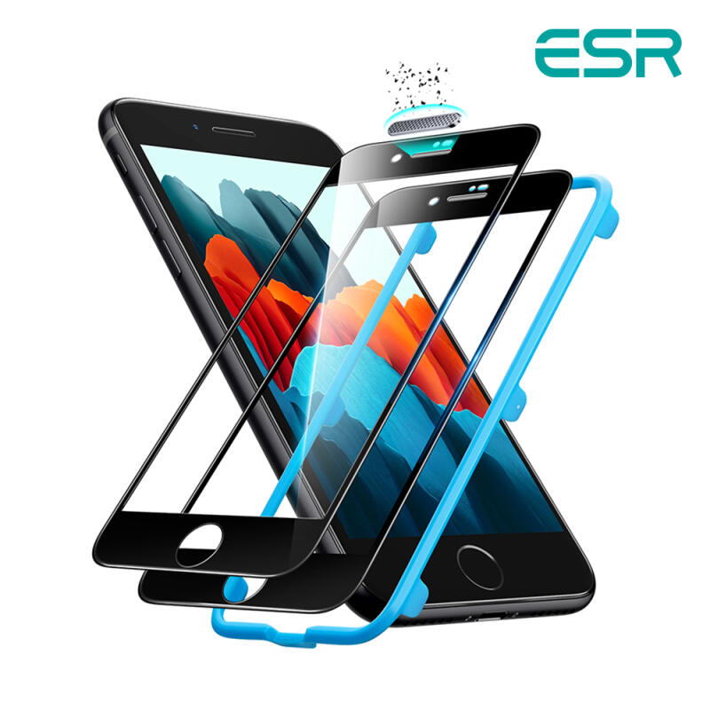 ESR 아이폰SE3/SE2/8 풀커버 강화유리 아머라이트 1팩