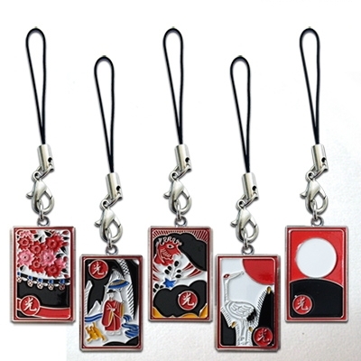 [(주)판도라피아]아트박스/로고마크 화투 오광 핸드폰고리