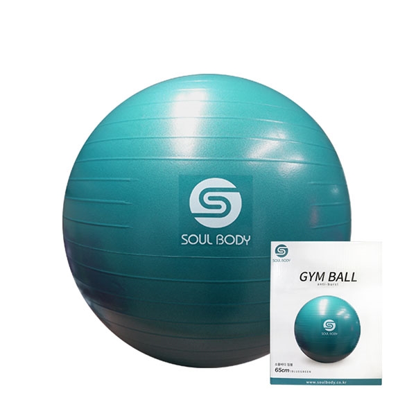 POOM | SOULBODY 소울바디 안티버스트 짐볼 65cm 블루그린 휘트니스 요가 SOULBODY 소울바디 안티버스트 짐볼 65cm 블루그린 휘트니스 요가