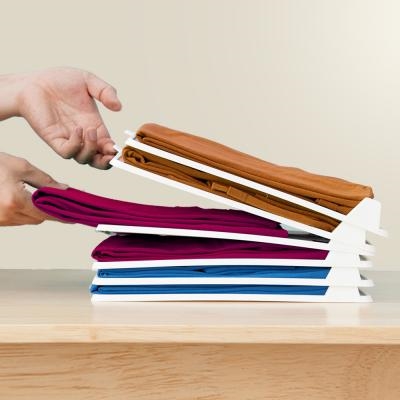 보노하우스 칼각 옷정리 트레이 10P 옷 수납 폴더 반팔티 정리