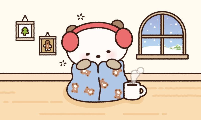 겨울이 좋아. 뽀글이가 좋아