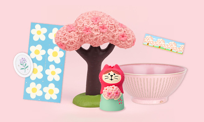 서랍 속까지 꽃이 피었네🌸