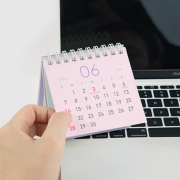 2026 핑크풋<br>미니 탁상 달력