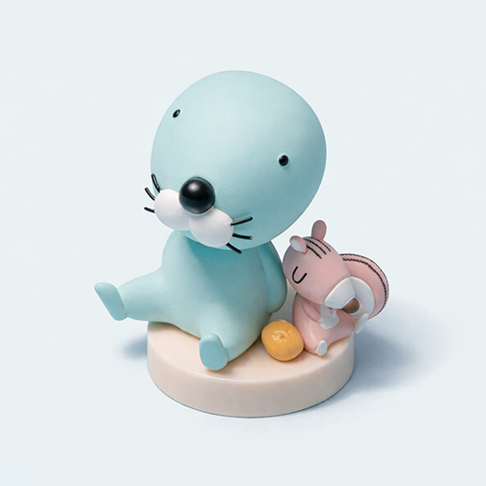 [보노보노] 보노보노&포로리 피규어